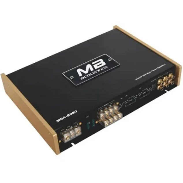 آمپلی فایر ام بی آکوستیک مدل MBA-8080 ۴ کانال
