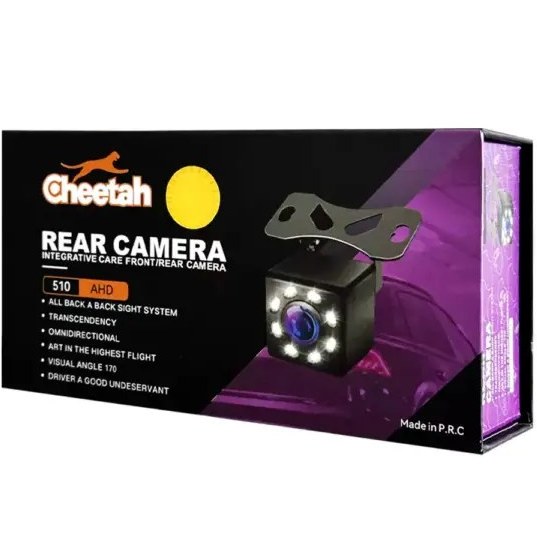 دوربین دنده عقب دید در شب چیتا (Cheetah) مدل ۵۱۰ (LED) AHD