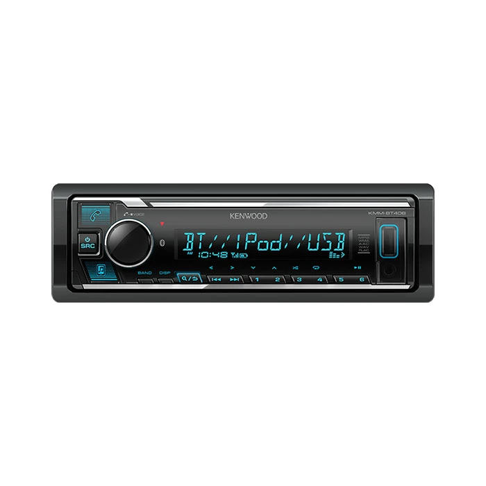 پخش خودرو کنوود مدل KMM-BT408 بلوتوثی 1 دین.
