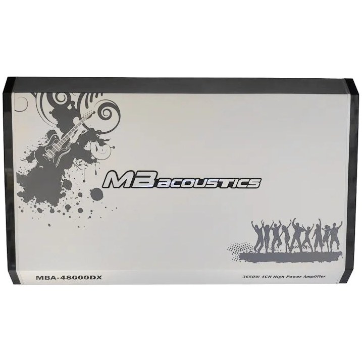 آمپلی فایر ام بی آکوستیک مدل MBA48000DX ۴ کانال