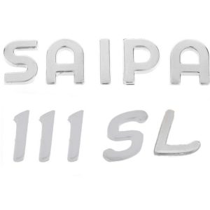 آرم صندوق عقب خودرو بیلگین مدل Prd-111SL مناسب برای پراید مجموعه 2 عددی